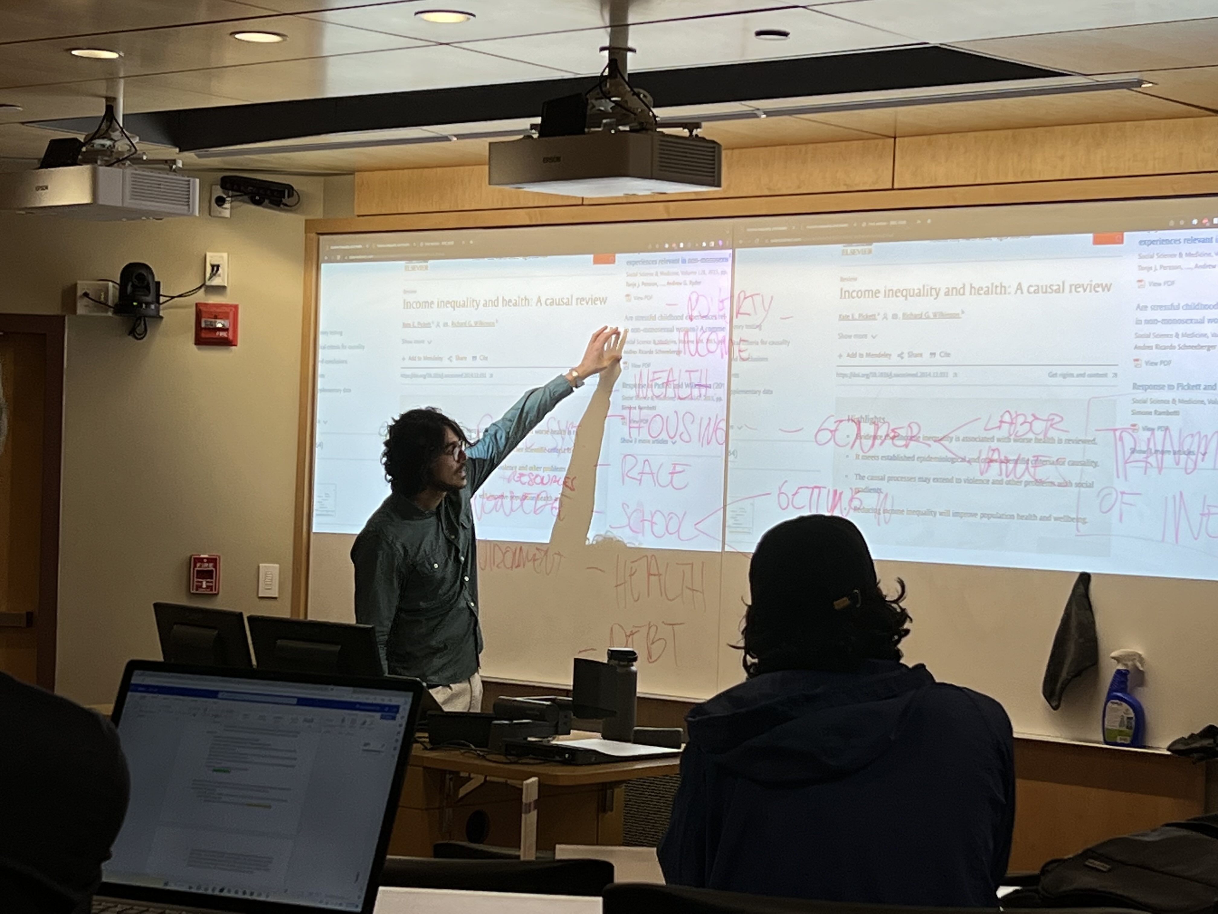 Teaching in the classroom